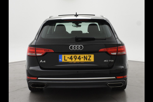 Audi A4 Avant 40 TDI 190 PK AUT. + PANORAMA | AFN. TREKHAAK | LEDER SPORTINTERIEUR | APPLE CARPLAY | STOELVERW.