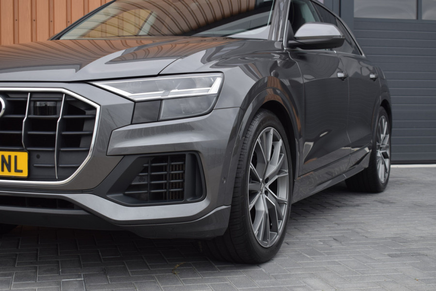 Audi Q8 55 TFSI e Quattro | Luchtvering | Trekhaak | B&O | Leer | 360 camera | 22"