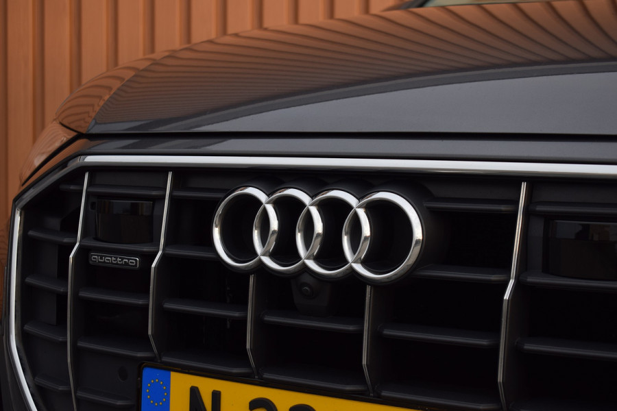 Audi Q8 55 TFSI e Quattro | Luchtvering | Trekhaak | B&O | Leer | 360 camera | 22"