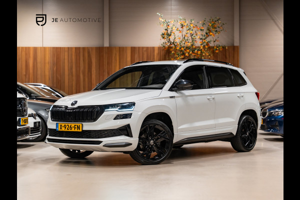 Škoda Karoq 1.5 TSI DSG ACT Sportline, Facelift, Pano, ACC, Apple Carplay, Cam, PDC, Ambiënte Light, Clima, Voll Onderhouden