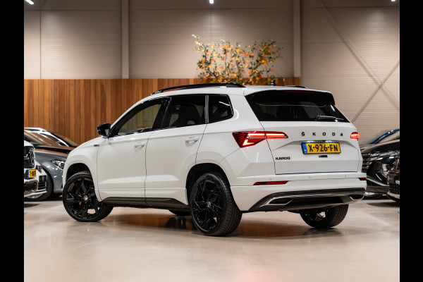 Škoda Karoq 1.5 TSI DSG ACT Sportline, Facelift, Pano, ACC, Apple Carplay, Cam, PDC, Ambiënte Light, Clima, Voll Onderhouden