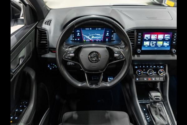 Škoda Karoq 1.5 TSI DSG ACT Sportline, Facelift, Pano, ACC, Apple Carplay, Cam, PDC, Ambiënte Light, Clima, Voll Onderhouden