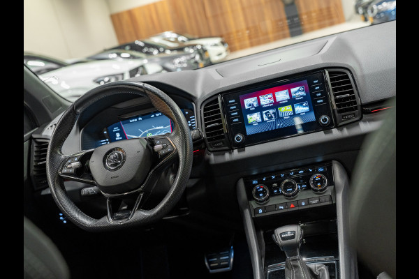 Škoda Karoq 1.5 TSI DSG ACT Sportline, Facelift, Pano, ACC, Apple Carplay, Cam, PDC, Ambiënte Light, Clima, Voll Onderhouden