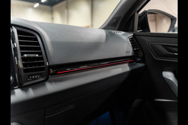 Škoda Karoq 1.5 TSI DSG ACT Sportline, Facelift, Pano, ACC, Apple Carplay, Cam, PDC, Ambiënte Light, Clima, Voll Onderhouden