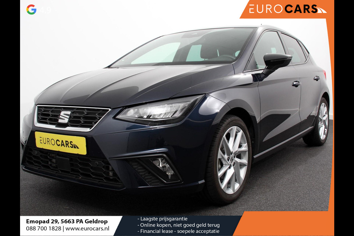 Seat Ibiza 1.0 TSI 110pk DSG FR Automaat Navigatie Apple Carplay/Android Auto Camera Parkeersensoren Adaptive cruise control Keyless Entry/Start Virtual Cockpit Stoelverwarming Ledverlichting Getinte ramen