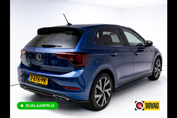 Volkswagen Polo 1.0 TSI R-Line Buss. 110 PK | Panok | Stoelverwarming | Adapt. Cruise | Travel Assist | Led | Sfeerverlichting| Automatisch inparkeren, Grootlicht assistent, Side assist, Apple Carplay/Android auto
