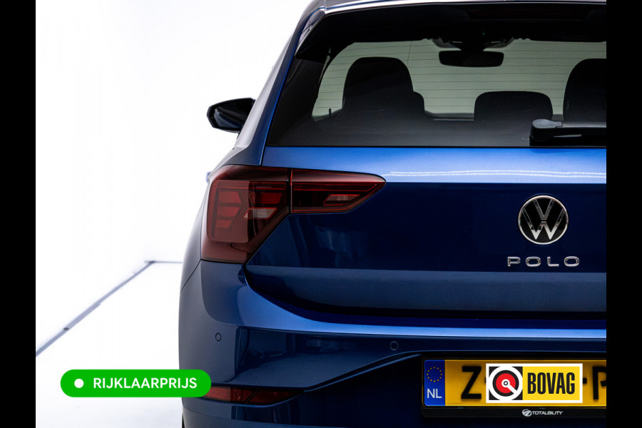 Volkswagen Polo 1.0 TSI R-Line Buss. 110 PK | Panok | Stoelverwarming | Adapt. Cruise | Travel Assist | Led | Sfeerverlichting| Automatisch inparkeren, Grootlicht assistent, Side assist, Apple Carplay/Android auto