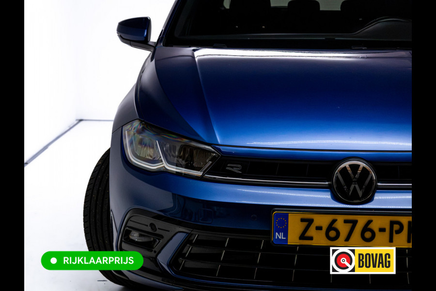 Volkswagen Polo 1.0 TSI R-Line Buss. 110 PK | Panok | Stoelverwarming | Adapt. Cruise | Travel Assist | Led | Sfeerverlichting| Automatisch inparkeren, Grootlicht assistent, Side assist, Apple Carplay/Android auto
