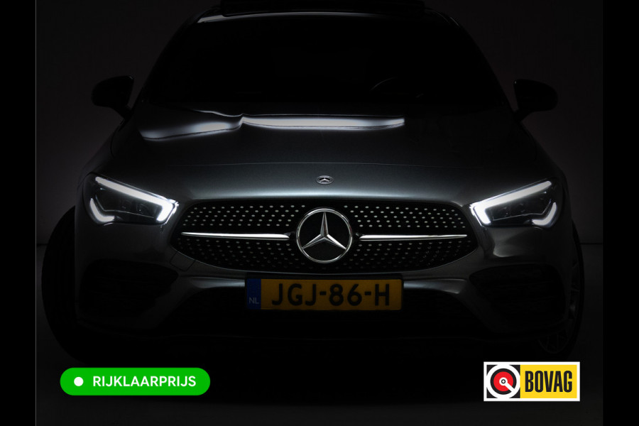 Mercedes-Benz CLA-Klasse Shooting Brake 250 e AMG Line Night Pack 218 PK | Panoramadak | Afn. trekhaak | Stoelverwarming | Navigatie | Sfeerverlichting Camera, Car-play, , Multibeam led, 19"LMV