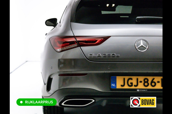 Mercedes-Benz CLA-Klasse Shooting Brake 250 e AMG Line Night Pack 218 PK | Panoramadak | Afn. trekhaak | Stoelverwarming | Navigatie | Sfeerverlichting Camera, Car-play, , Multibeam led, 19"LMV