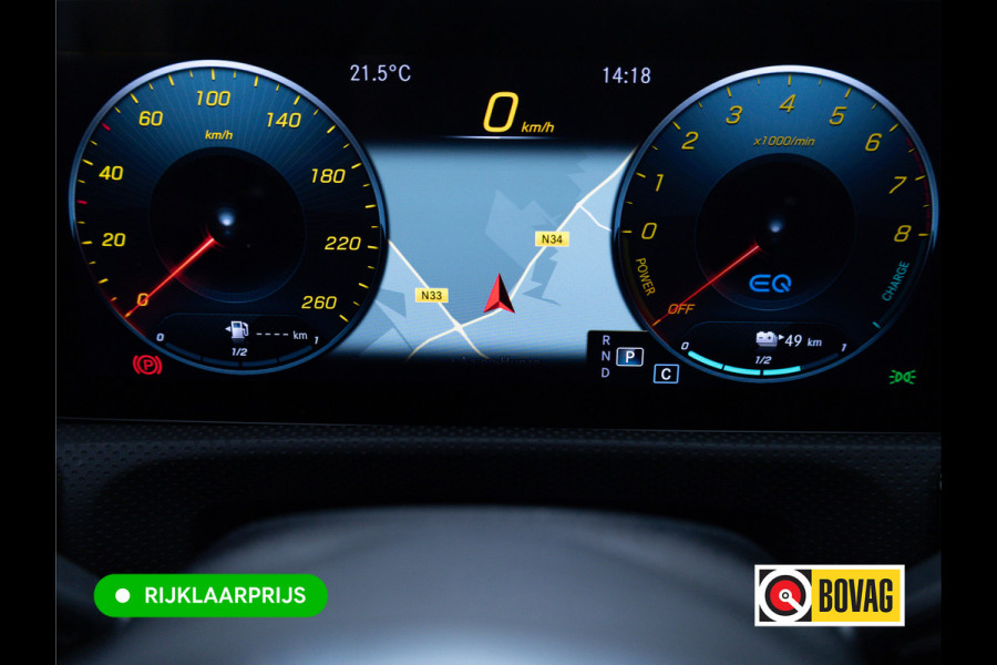 Mercedes-Benz CLA-Klasse Shooting Brake 250 e AMG Line Night Pack 218 PK | Panoramadak | Afn. trekhaak | Stoelverwarming | Navigatie | Sfeerverlichting Camera, Car-play, , Multibeam led, 19"LMV