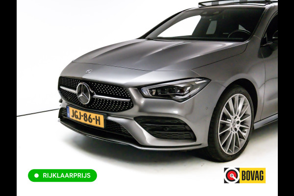 Mercedes-Benz CLA-Klasse Shooting Brake 250 e AMG Line Night Pack 218 PK | Panoramadak | Afn. trekhaak | Stoelverwarming | Navigatie | Sfeerverlichting Camera, Car-play, , Multibeam led, 19"LMV