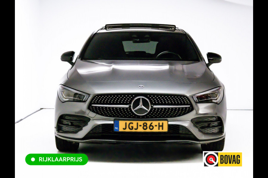 Mercedes-Benz CLA-Klasse Shooting Brake 250 e AMG Line Night Pack 218 PK | Panoramadak | Afn. trekhaak | Stoelverwarming | Navigatie | Sfeerverlichting Camera, Car-play, , Multibeam led, 19"LMV