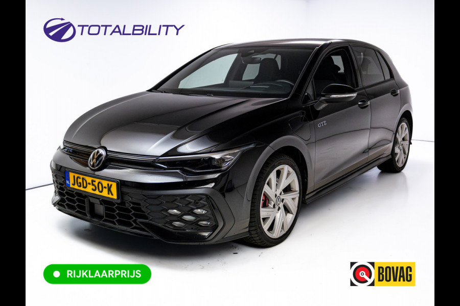 Volkswagen Golf 1.5 eHybrid GTE Black 272 PK automaat | IQ Led | Elec. trekhaak | Headup | Stoel- & stuurverw. | PDC V + A, Camera, App. connect, Navigatie, 131 KM actieradius (WLTP)