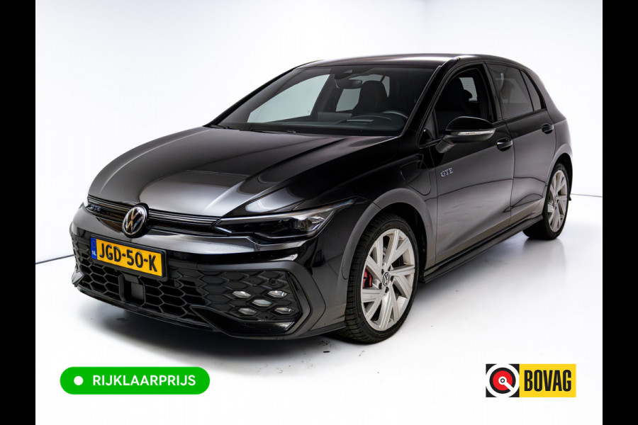 Volkswagen Golf 1.5 eHybrid GTE Black 272 PK automaat | IQ Led | Elec. trekhaak | Headup | Stoel- & stuurverw. | PDC V + A, Camera, App. connect, Navigatie, 131 KM actieradius (WLTP)