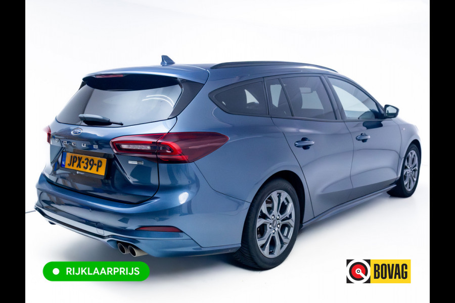 Ford FOCUS Wagon 1.0 EcoBoost Hybrid ST Line 126 PK | Stoel-, Stuur-, en voorruitverwarming | Privacy Glass | Audio Navigatie SYNC4, Cruise, Led, Lendesteun, Parkeerpilot, Parkeersensoren V+A