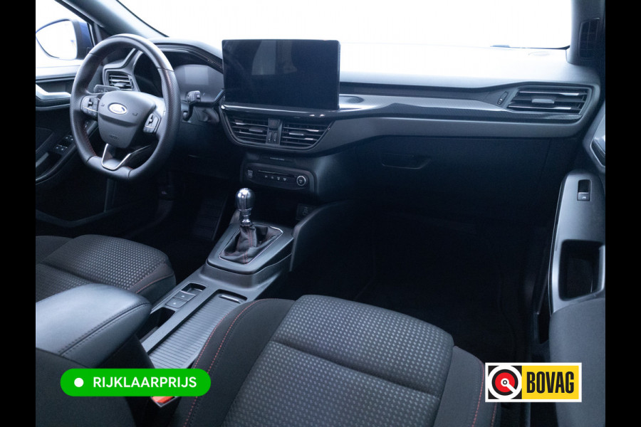Ford FOCUS Wagon 1.0 EcoBoost Hybrid ST Line 126 PK | Stoel-, Stuur-, en voorruitverwarming | Privacy Glass | Audio Navigatie SYNC4, Cruise, Led, Lendesteun, Parkeerpilot, Parkeersensoren V+A