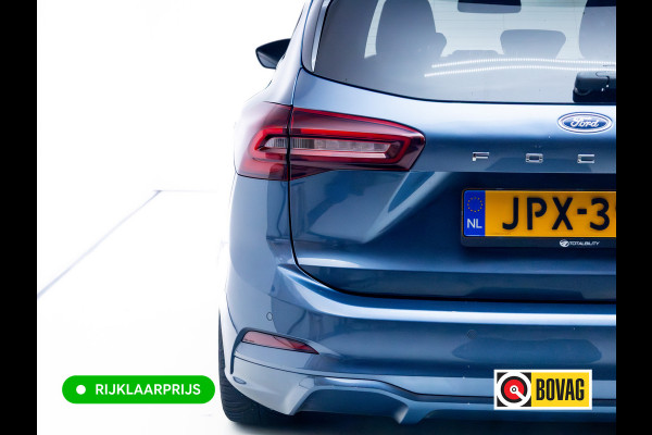 Ford FOCUS Wagon 1.0 EcoBoost Hybrid ST Line 126 PK | Stoel-, Stuur-, en voorruitverwarming | Privacy Glass | Audio Navigatie SYNC4, Cruise, Led, Lendesteun, Parkeerpilot, Parkeersensoren V+A