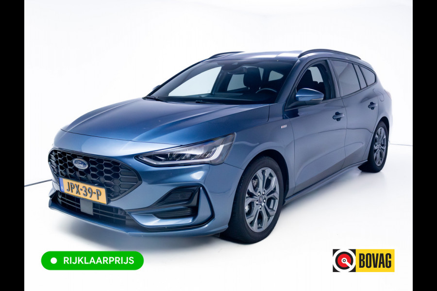 Ford FOCUS Wagon 1.0 EcoBoost Hybrid ST Line 126 PK | Stoel-, Stuur-, en voorruitverwarming | Privacy Glass | Audio Navigatie SYNC4, Cruise, Led, Lendesteun, Parkeerpilot, Parkeersensoren V+A