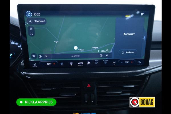 Ford FOCUS Wagon 1.0 EcoBoost Hybrid ST Line 126 PK | Stoel-, Stuur-, en voorruitverwarming | Privacy Glass | Audio Navigatie SYNC4, Cruise, Led, Lendesteun, Parkeerpilot, Parkeersensoren V+A