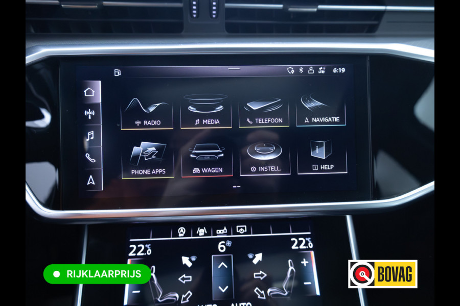Audi A6 Limousine 45 TFSI Sport S-line | 20" LMV | Panoramadak | Adaptive cruise | Navigatie | Stoelverwarming, Parkeersensoren voor en achter