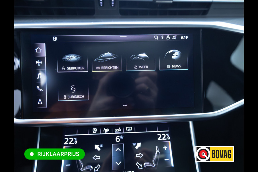 Audi A6 Limousine 45 TFSI Sport S-line | 20" LMV | Panoramadak | Adaptive cruise | Navigatie | Stoelverwarming, Parkeersensoren voor en achter