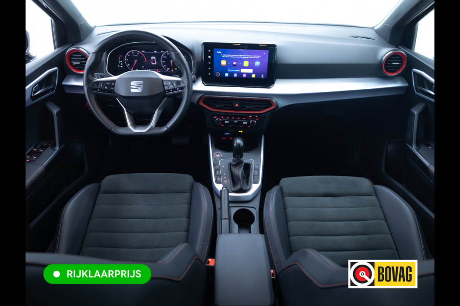 Seat Arona 1.5 TSI FR 150PK Automaat Travel-assist | Camera | Adaptive cruise | Climate-control Digi dash, PDC V+A, Navigatie, App-connect, Sfeerverlichting