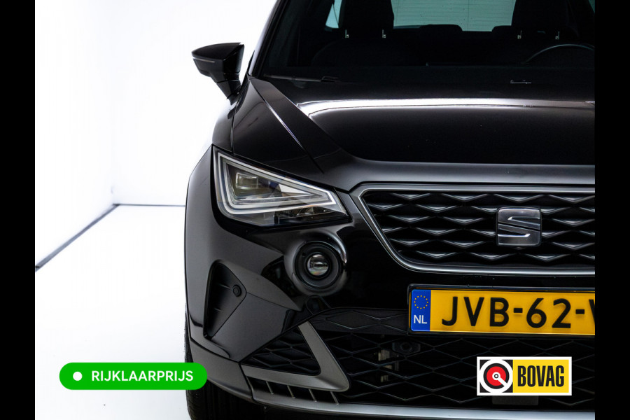 Seat Arona 1.5 TSI FR 150PK Automaat Travel-assist | Camera | Adaptive cruise | Climate-control Digi dash, PDC V+A, Navigatie, App-connect, Sfeerverlichting