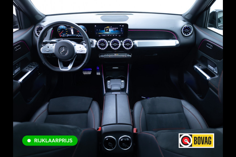 Mercedes-Benz Glb 200 AMG Line Night Pakket Panoramadak | Elec. trekhaak | Matrix Led | Elec. achterklep | Stoelverwarming | Camera | Navigatie, Cruise, Apple Carplay/app. connect