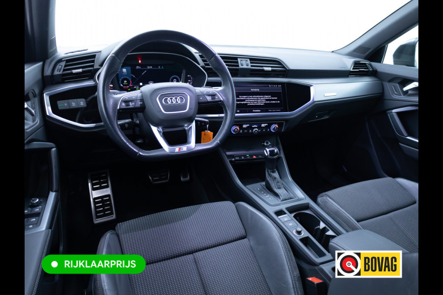 Audi Q3 Sportback 45 TFSI e S Edition 245 PK | 2x S-Line | Elec. achterklep | 360 Camera | Virtual cockpit | Navigatie | Cruise control, Apple Carplay, Android auto