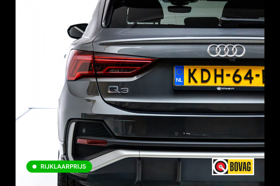 Audi Q3 Sportback 45 TFSI e S Edition 245 PK | 2x S-Line | Elec. achterklep | 360 Camera | Virtual cockpit | Navigatie | Cruise control, Apple Carplay, Android auto