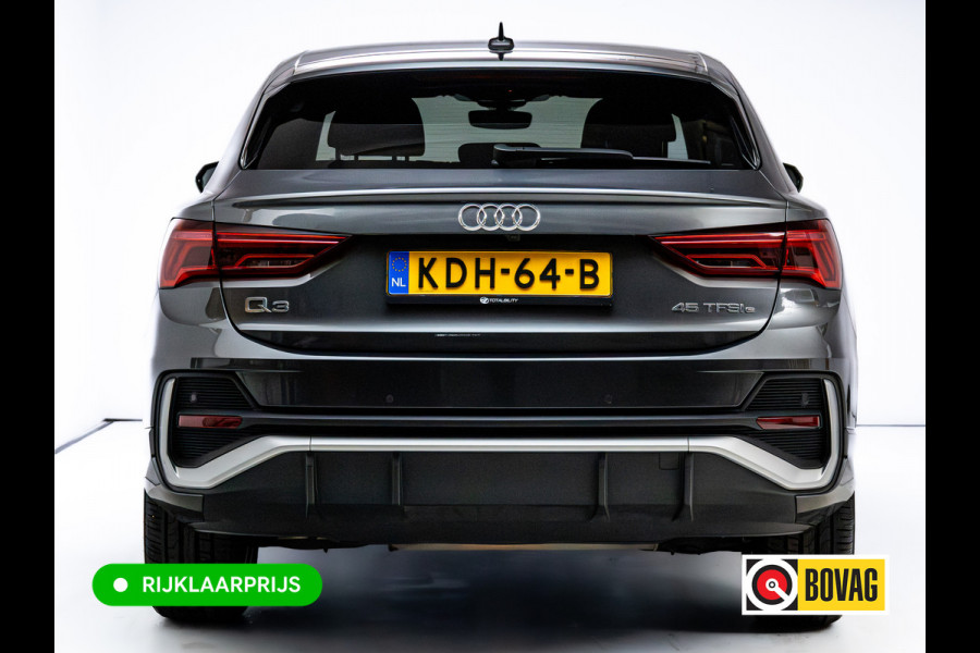 Audi Q3 Sportback 45 TFSI e S Edition 245 PK | 2x S-Line | Elec. achterklep | 360 Camera | Virtual cockpit | Navigatie | Cruise control, Apple Carplay, Android auto