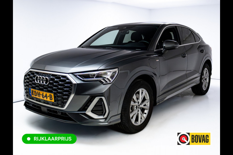 Audi Q3 Sportback 45 TFSI e S Edition 245 PK | 2x S-Line | Elec. achterklep | 360 Camera | Virtual cockpit | Navigatie | Cruise control, Apple Carplay, Android auto