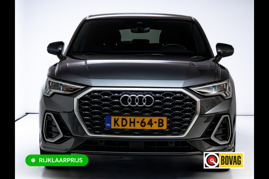 Audi Q3 Sportback 45 TFSI e S Edition 245 PK | 2x S-Line | Elec. achterklep | 360 Camera | Virtual cockpit | Navigatie | Cruise control, Apple Carplay, Android auto