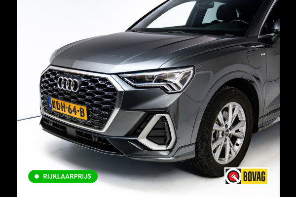 Audi Q3 Sportback 45 TFSI e S Edition 245 PK | 2x S-Line | Elec. achterklep | 360 Camera | Virtual cockpit | Navigatie | Cruise control, Apple Carplay, Android auto