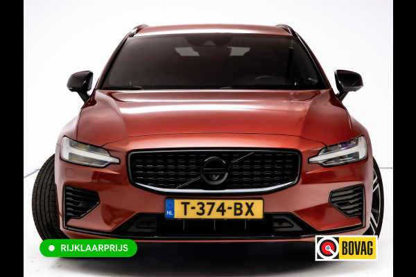 Volvo V60 2.0 T8 Twin Engine AWD R-Design | Stoel-, Stuur- & Achterbank verw. | Elec. trekhaak | 360 Camera | Elec. klep | Pilot assist, All season banden, Led, PDC V+A. Apple Carplay, Android auto