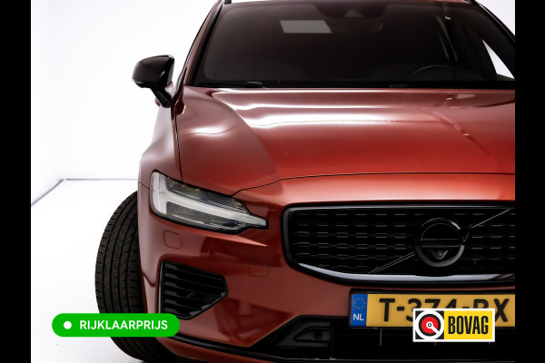 Volvo V60 2.0 T8 Twin Engine AWD R-Design | Stoel-, Stuur- & Achterbank verw. | Elec. trekhaak | 360 Camera | Elec. klep | Pilot assist, All season banden, Led, PDC V+A. Apple Carplay, Android auto