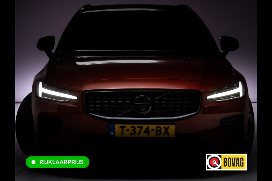 Volvo V60 2.0 T8 Twin Engine AWD R-Design | Stoel-, Stuur- & Achterbank verw. | Elec. trekhaak | 360 Camera | Elec. klep | Pilot assist, All season banden, Led, PDC V+A. Apple Carplay, Android auto