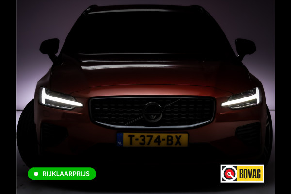 Volvo V60 2.0 T8 Twin Engine AWD R-Design | Stoel-, Stuur- & Achterbank verw. | Elec. trekhaak | 360 Camera | Elec. klep | Pilot assist, All season banden, Led, PDC V+A. Apple Carplay, Android auto
