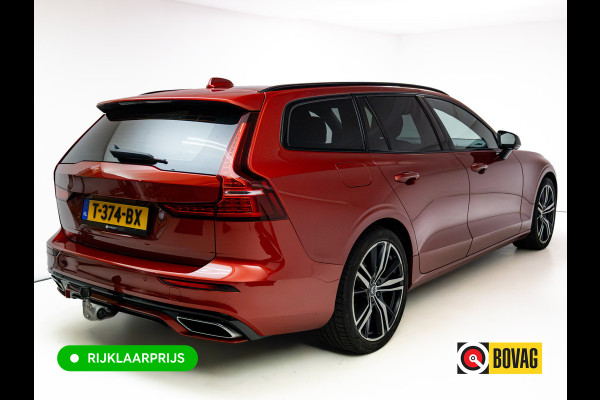 Volvo V60 2.0 T8 Twin Engine AWD R-Design | Stoel-, Stuur- & Achterbank verw. | Elec. trekhaak | 360 Camera | Elec. klep | Pilot assist, All season banden, Led, PDC V+A. Apple Carplay, Android auto