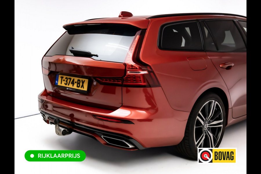 Volvo V60 2.0 T8 Twin Engine AWD R-Design | Stoel-, Stuur- & Achterbank verw. | Elec. trekhaak | 360 Camera | Elec. klep | Pilot assist, All season banden, Led, PDC V+A. Apple Carplay, Android auto
