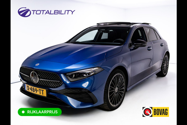 Mercedes-Benz A-Klasse 250 e AMG Line | Pano dak | Stoelverw. | Cruise | 19"all season | Sfeerverlichting | Climate control | Navigatie