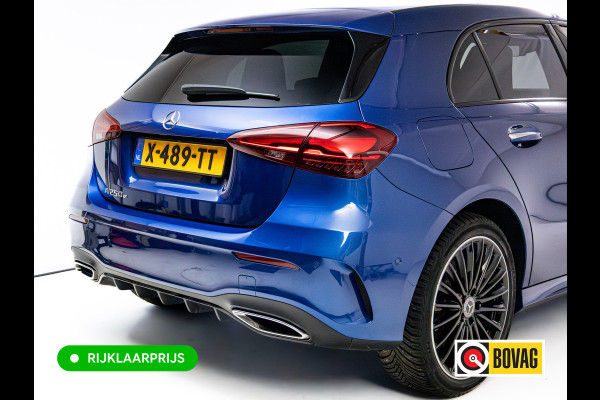 Mercedes-Benz A-Klasse 250 e AMG Line | Pano dak | Stoelverw. | Cruise | 19"all season | Sfeerverlichting | Climate control | Navigatie