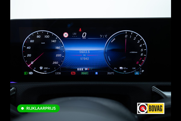 Mercedes-Benz A-Klasse 250 e AMG Line | Pano dak | Stoelverw. | Cruise | 19"all season | Sfeerverlichting | Climate control | Navigatie
