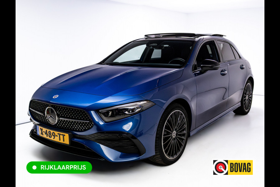 Mercedes-Benz A-Klasse 250 e AMG Line | Pano dak | Stoelverw. | Cruise | 19"all season | Sfeerverlichting | Climate control | Navigatie