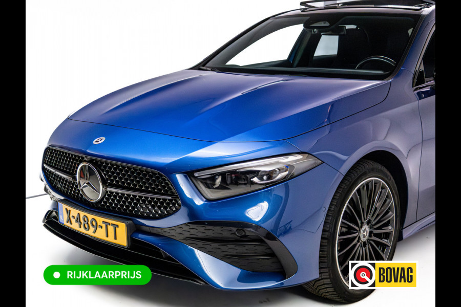 Mercedes-Benz A-Klasse 250 e AMG Line | Pano dak | Stoelverw. | Cruise | 19"all season | Sfeerverlichting | Climate control | Navigatie