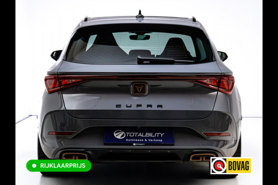 CUPRA Leon Sportstourer 1.4 e-Hybrid VZ Performance 245 PK | Pano dak | Elec. klep | Stoel- & stuurverw. | Travel assist | Camera | PDC V+A | DAB, Draadloze tel. alder, Sfeerverlichting