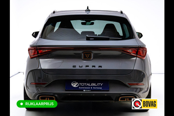 CUPRA Leon Sportstourer 1.4 e-Hybrid VZ Performance 245 PK | Pano dak | Elec. klep | Stoel- & stuurverw. | Travel assist | Camera | PDC V+A | DAB, Draadloze tel. alder, Sfeerverlichting
