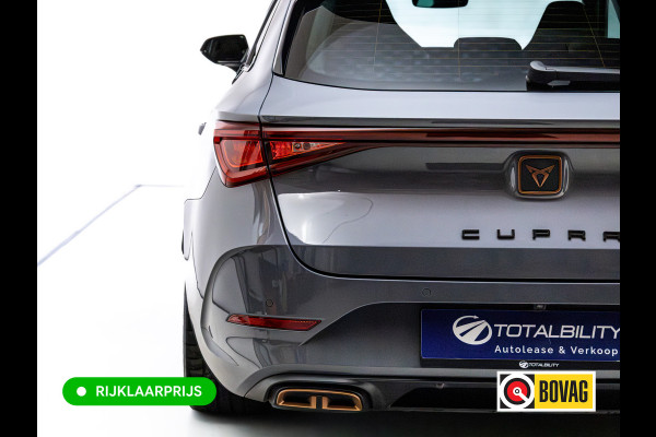 CUPRA Leon Sportstourer 1.4 e-Hybrid VZ Performance 245 PK | Pano dak | Elec. klep | Stoel- & stuurverw. | Travel assist | Camera | PDC V+A | DAB, Draadloze tel. alder, Sfeerverlichting