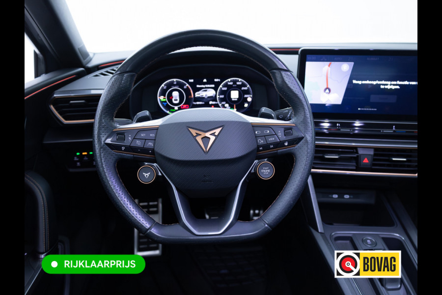 CUPRA Leon Sportstourer 1.4 e-Hybrid VZ Performance 245 PK | Pano dak | Elec. klep | Stoel- & stuurverw. | Travel assist | Camera | PDC V+A | DAB, Draadloze tel. alder, Sfeerverlichting